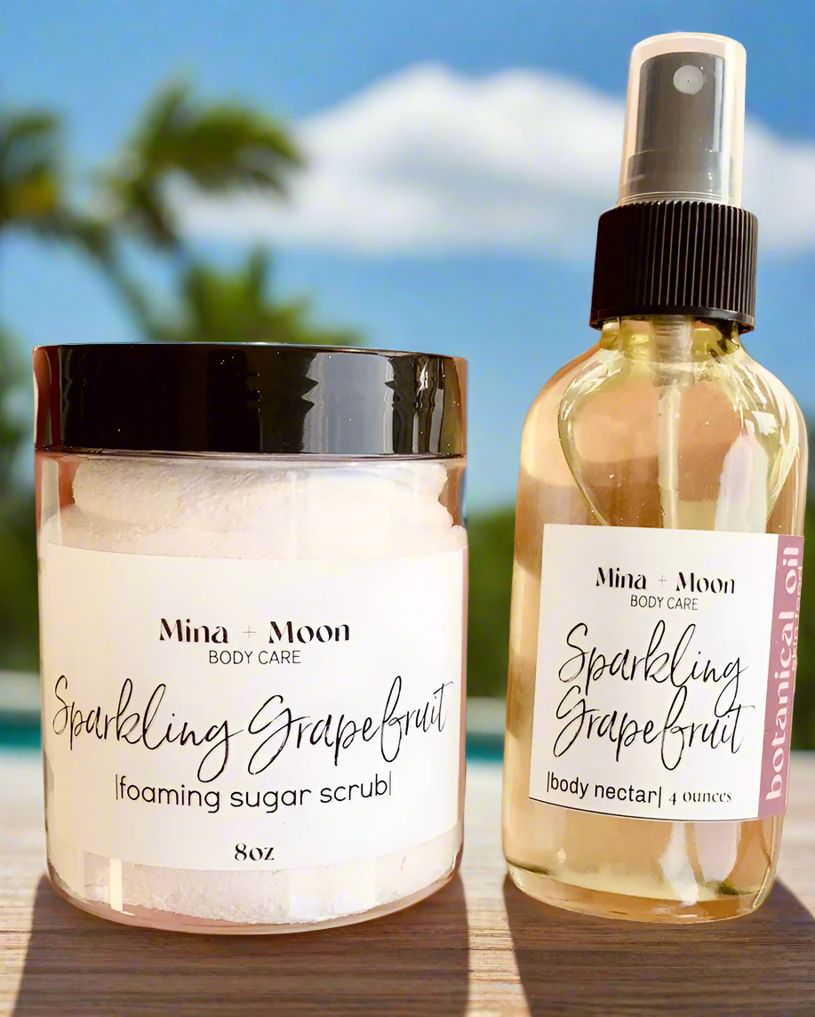 SOFT + SMOOTH BUNDLE | cleansing sugar scrub . body nectar