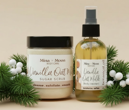 SOFT + SMOOTH BUNDLE | cleansing sugar scrub . body nectar