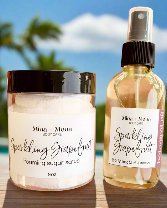 SOFT + SMOOTH BUNDLE | cleansing sugar scrub . body nectar