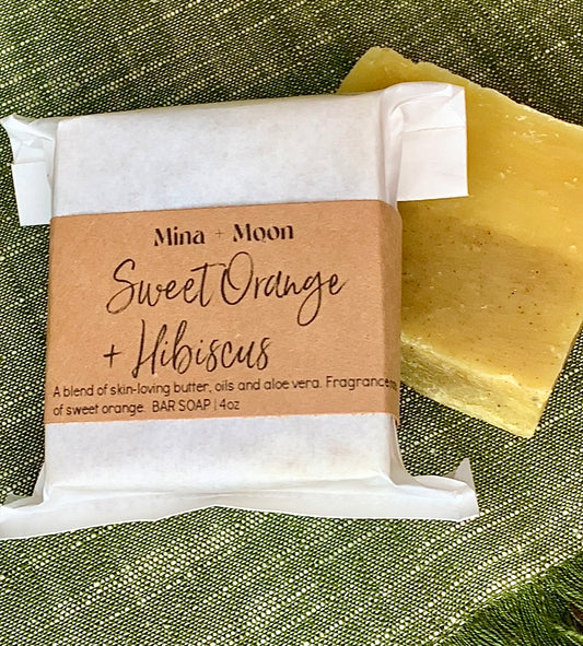 SWEET ORANGE & HIBISCUS | bar soap