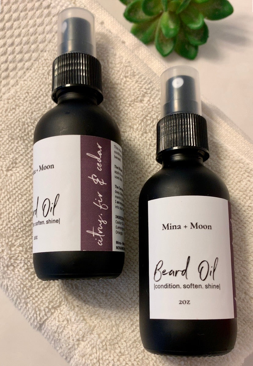 BEARD OIL | moisturize . soften . shine