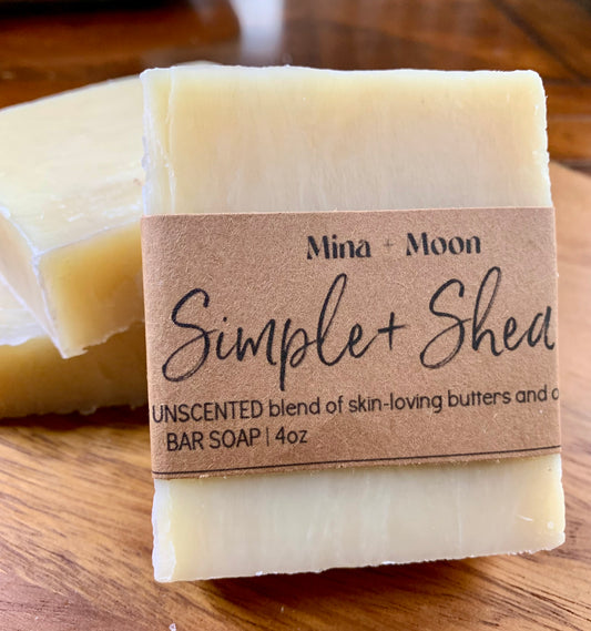 SIMPLE & SHEA | face + body bar soap